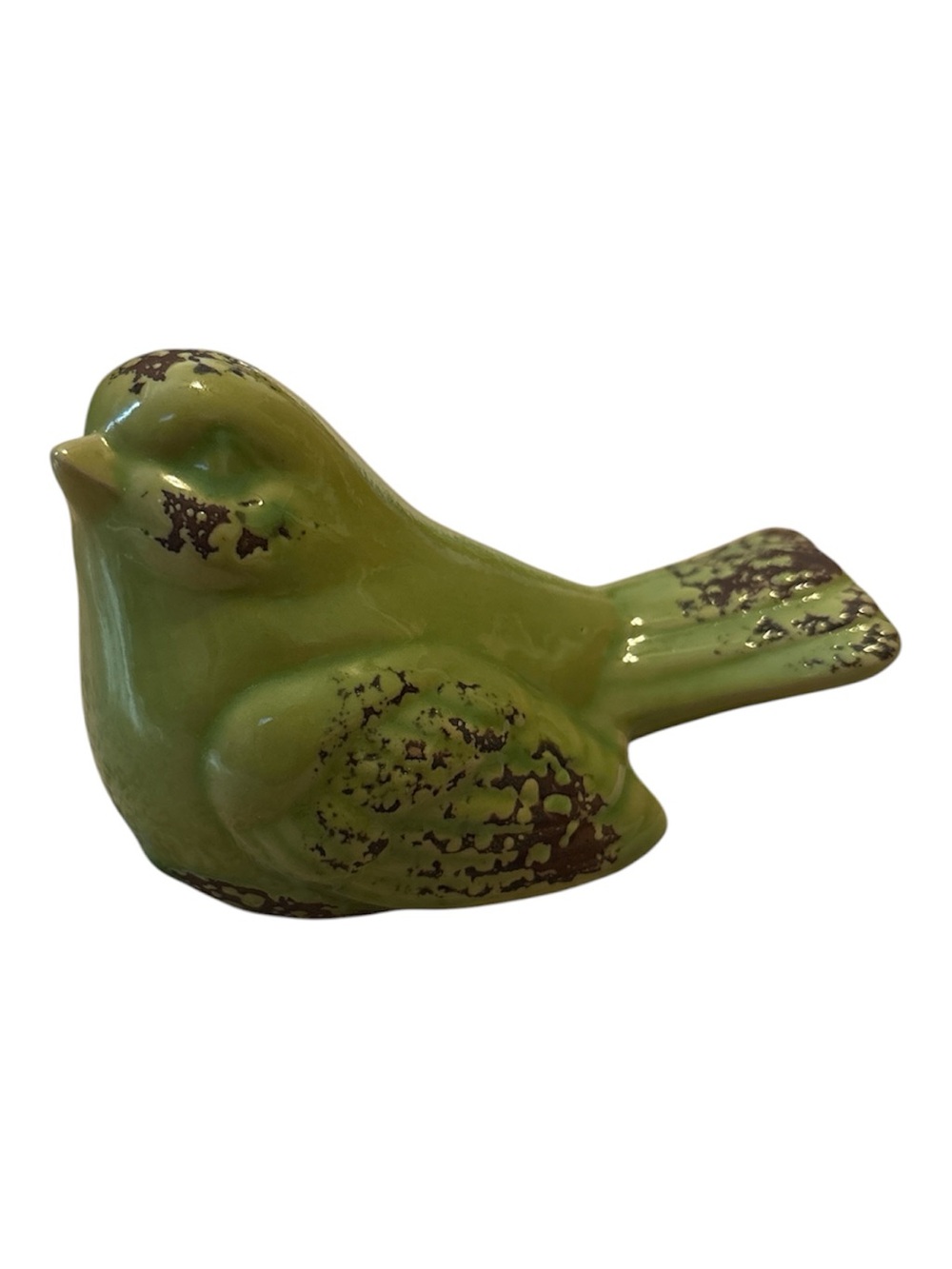 Mini Ceramic Green Bird